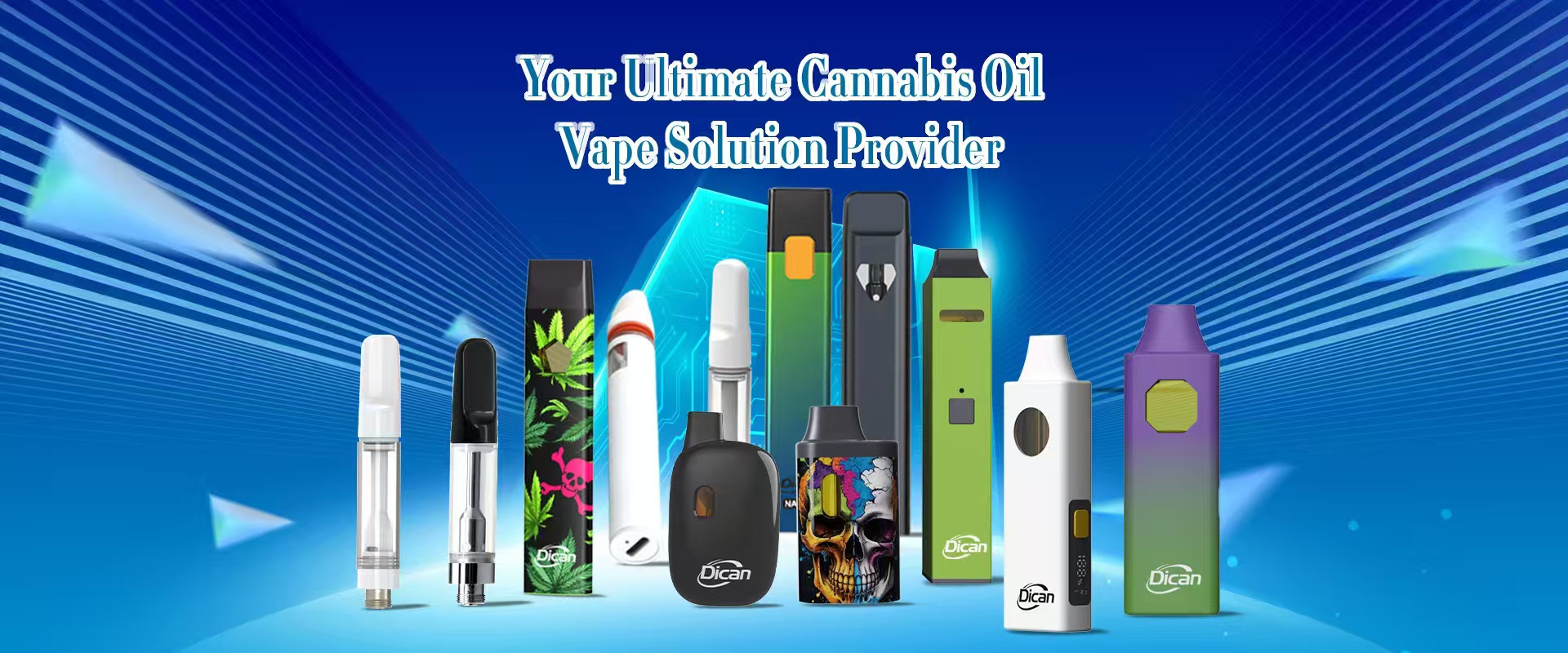 Olio di cannabis China Olio usa e getta produttore OEM - Dican Vape